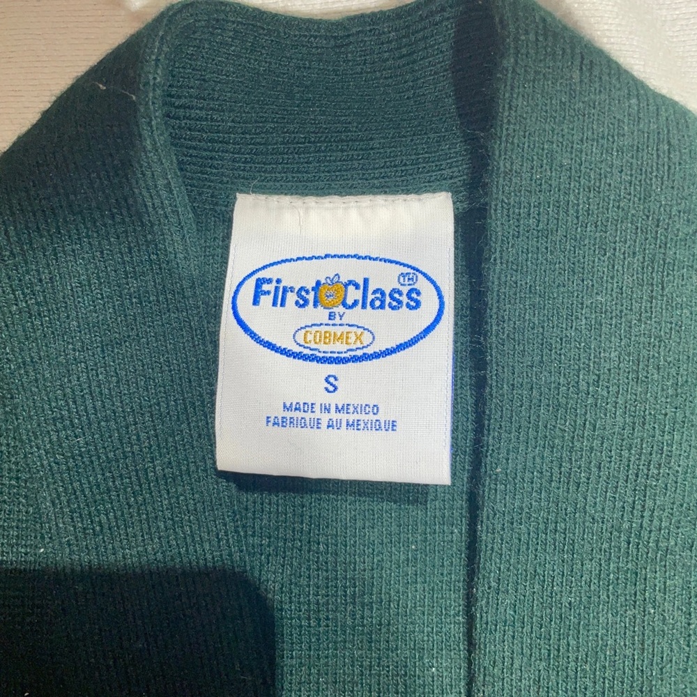 First Class Green Varsity Jacket - Picture 4 of 6